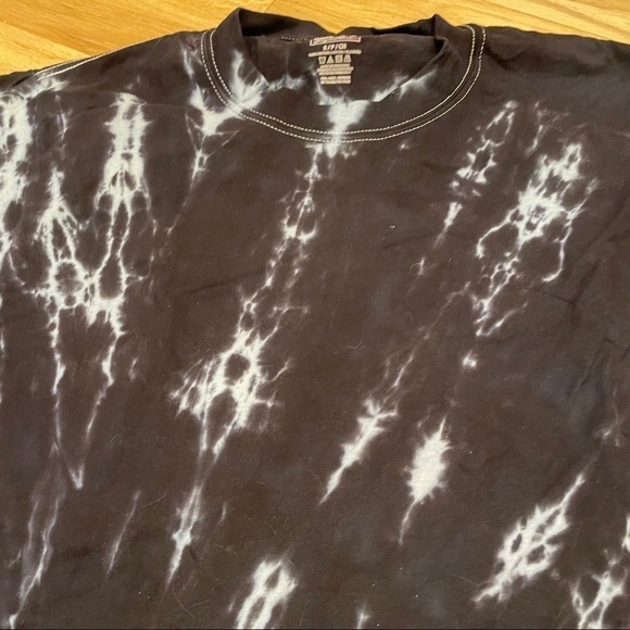 Tie dye tshirt x-ray bones skeleton lightning tshirt S spooky Halloween - Picture 4 of 6